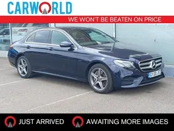 Blue Used 2020 Mercedes E300 AMG Line Premium Sedan | £18,990