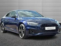 Navarra blue Used 2024 Audi A5 Black Edition Coupe | £33,595 (Fair price)