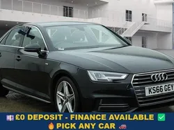 Black Used 2016 Audi A4 S-Line Sedan | £10,399 (Fair price)