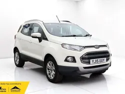 White Used 2015 Ford Ecosport Titanium SUV | £4,750 (Fair price)