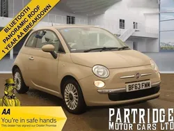Beige Used 2013 Fiat 500 Lounge Hatchback | £4,500 (Fair price)