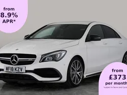 White Used 2018 Mercedes CLA45 AMG AMG Sedan | £19,905 (Good price)
