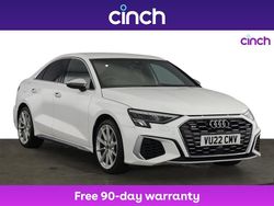 White Used 2022 Audi S3 Sedan | £28,349 (Fair price)