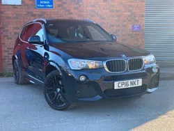Black Used 2016 BMW X3 M Sport SUV | £10,695 (Fair price)