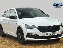 White Used 2023 Skoda Scala Monte Carlo Hatchback | £18,495 (Fair price)