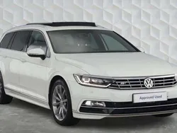White Used 2018 VW Passat R-line Estate | £17,972 (A bit pricey)