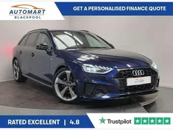 Blue Used 2021 Audi A4 Black Edition Estate | £23,495 (Fair price)