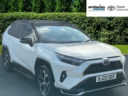 White/black Used 2022 Toyota RAV4 Hybrid SUV | £26,995 (A bit pricey)