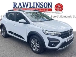 Glacier white Used 2021 Dacia Sandero Stepway Hatchback | £12,995 (A bit pricey)