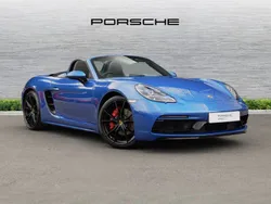 Sapphire blue metallic Used 2018 Porsche 718 Boxster GTS | £50,990
