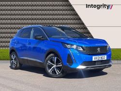 Blue Used 2021 Peugeot 3008 GT SUV | £16,995 (Fair price)