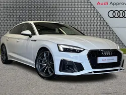 White Used 2023 Audi A5 Sportback S-Line Hatchback | £29,022 (Fair price)
