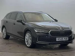 Midnight black metallic New 2025 Skoda Superb LAURIN & KLEMENT Estate | £38,700 (A bit pricey)