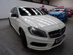 White Used 2015 Mercedes A180 AMG Hatchback | £9,985 (A bit pricey)