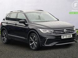 Black Used 2021 VW Tiguan R-line SUV | £21,199 (Good price)