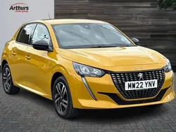 Yellow Used 2022 Peugeot 208 Allure Premium Hatchback | £13,790 (Fair price)