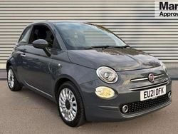 Grey Used 2021 Fiat 500 Lounge Hatchback | £9,890 (Fair price)