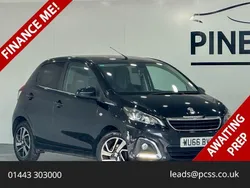 Black Used 2016 Peugeot 108 Allure Hatchback | £3,899 (Fair price)