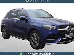Blue Used 2019 Mercedes GLE300 AMG line SUV | £34,350 (Fair price)