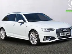 White Used 2019 Audi A4 S-Line Estate | £19,799 (Good price)