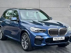 Blue Used 2020 BMW X5 M Sport SUV | £37,491 (Super price)