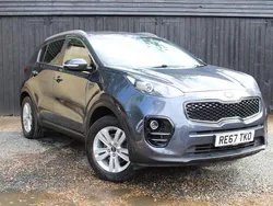 Silver Used 2017 Kia Sportage 2 SUV | £9,990 (Fair price)