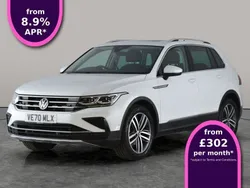 White Used 2020 VW Tiguan Elegance SUV | £20,695 (Good price)