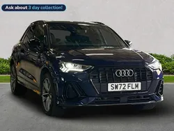 Blue Used 2022 Audi Q3 Black Edition SUV | £29,505 (Fair price)