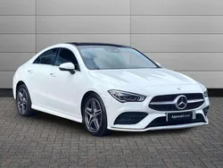 White Used 2021 Mercedes CLA180 AMG Line Premium Plus Sedan | £22,450 (Fair price)