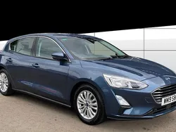 Blue Used 2019 Ford Focus Titanium Hatchback | £9,993 (Fair price)
