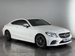White Used 2018 Mercedes C220 AMG line Coupe | £14,700 (Good price)