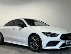 White Used 2019 Mercedes CLA220 AMG Line Premium Plus Sedan | £23,199 (Fair price)