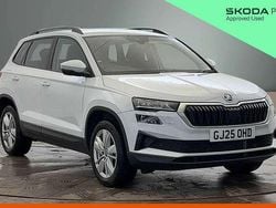 Moon white metallic Used 2025 Skoda Karoq SE SUV | £23,249 (A bit pricey)