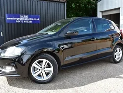 Black Used 2016 VW Polo Match Hatchback | £8,495 (Fair price)