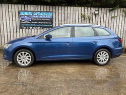 Blue Used 2014 Seat Leon SE Estate | £5,550 (Good price)