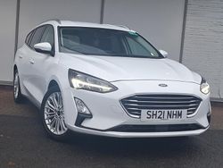 White Used 2021 Ford Focus Titanium X Estate | £11,998 (Good price)