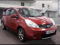 Red Used 2012 Nissan Note N-TEC MPV | £2,499 (Good price)