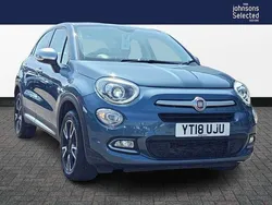 Blue Used 2018 Fiat 500X Mirror SUV | £7,444 (Good price)