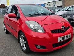 Red Used 2010 Toyota Yaris Hatchback | £3,499 (Fair price)