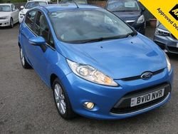 Blue Used 2010 Ford Fiesta Zetec Hatchback | £3,995 (A bit pricey)