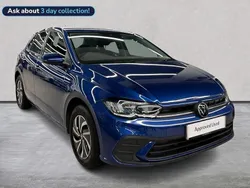 Blue Used 2022 VW Polo Life Hatchback | £16,299 (Fair price)