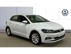White Used 2020 VW Polo SEL Hatchback | £13,933 (Fair price)