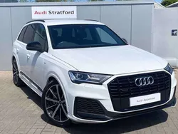 White Used 2022 Audi Q7 Black Edition SUV | £53,940