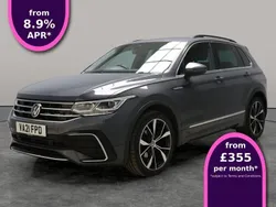 Grey Used 2021 VW Tiguan R-line SUV | £24,073 (Good price)