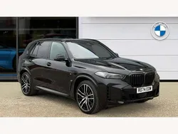 Black sapphire metallic paint Used 2025 BMW X5 M Sport SUV | £71,170 (Fair price)