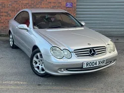 Silver Used 2004 Mercedes CLK240 Elegance Coupe | £700