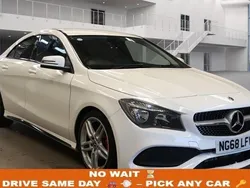 White Used 2019 Mercedes CLA180 AMG line Sedan | £10,999 (Fair price)