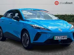 Blue Used 2023 MG MG4 EV SE Hatchback | £16,395 (Fair price)