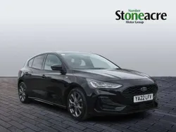 Black Used 2022 Ford Focus ST-Line Hatchback | £15,721 (Fair price)