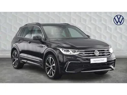 Black Used 2022 VW Tiguan R-line SUV | £30,100 (Fair price)